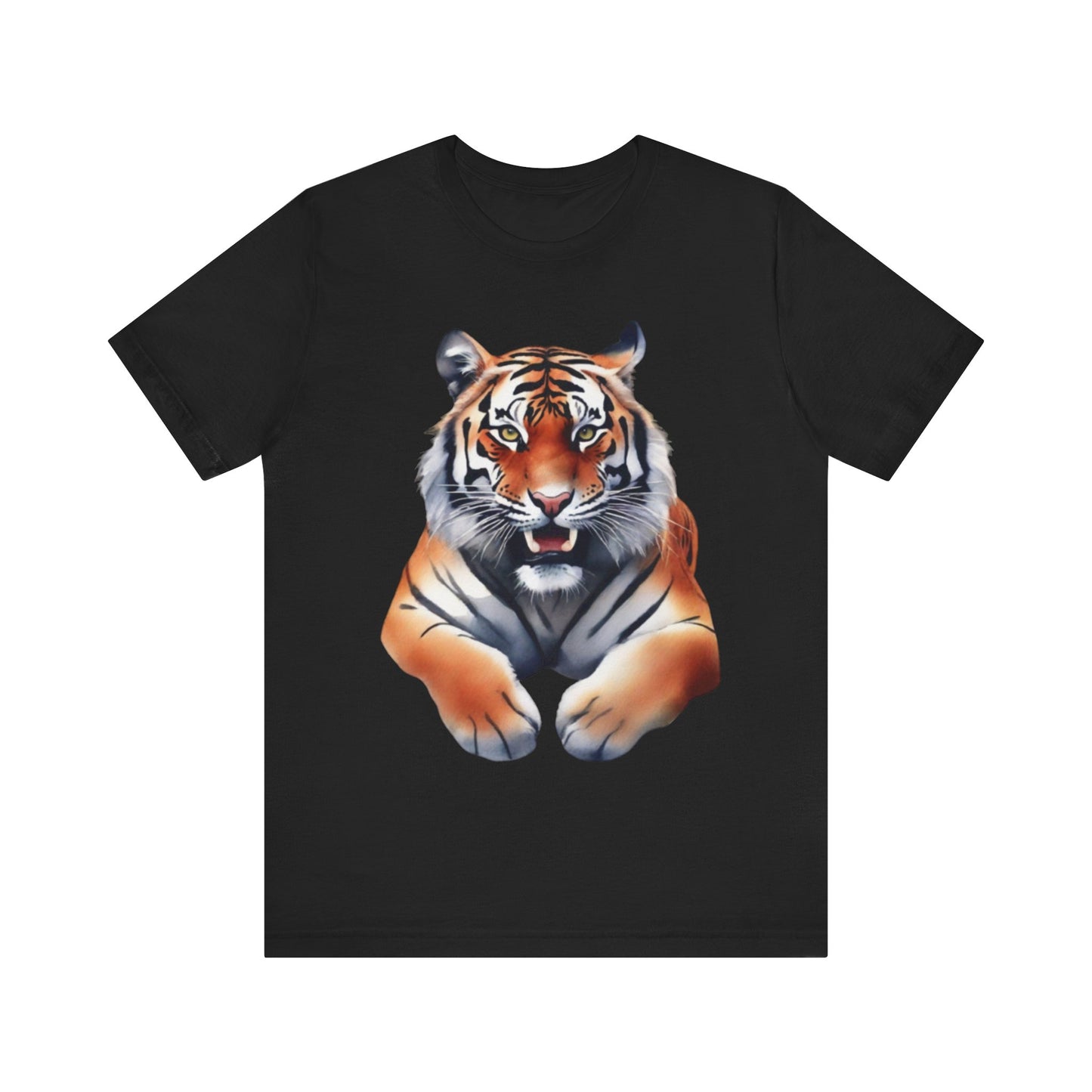 Tiger Art Jersey Short Sleeve Tee