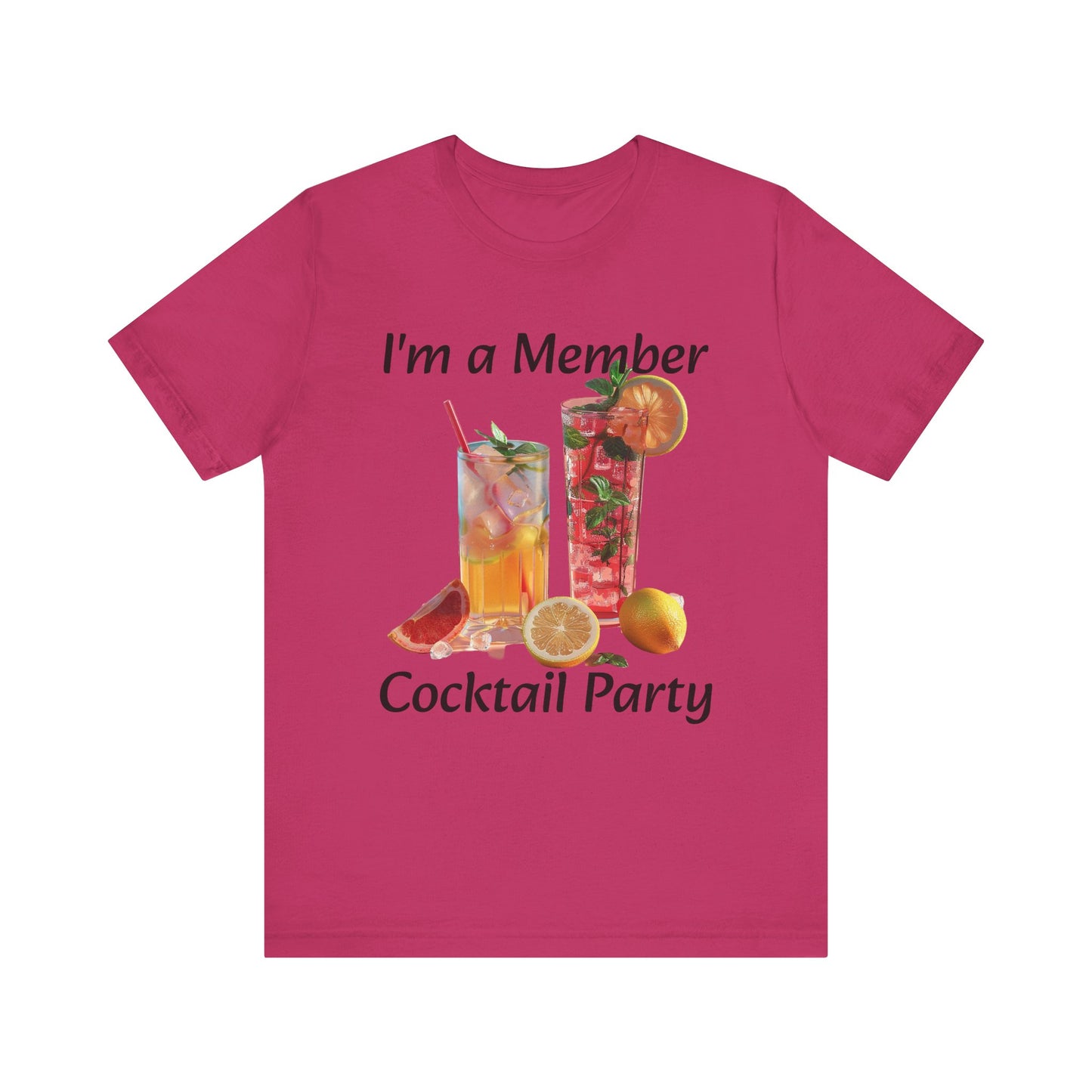 Cocktail Party Jersey Short Sleeve Tee