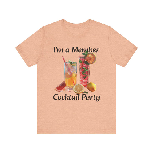 Cocktail Party Jersey Short Sleeve Tee