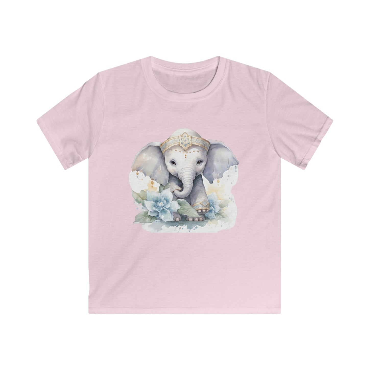 Baby Elephant Kids Softstyle Tee