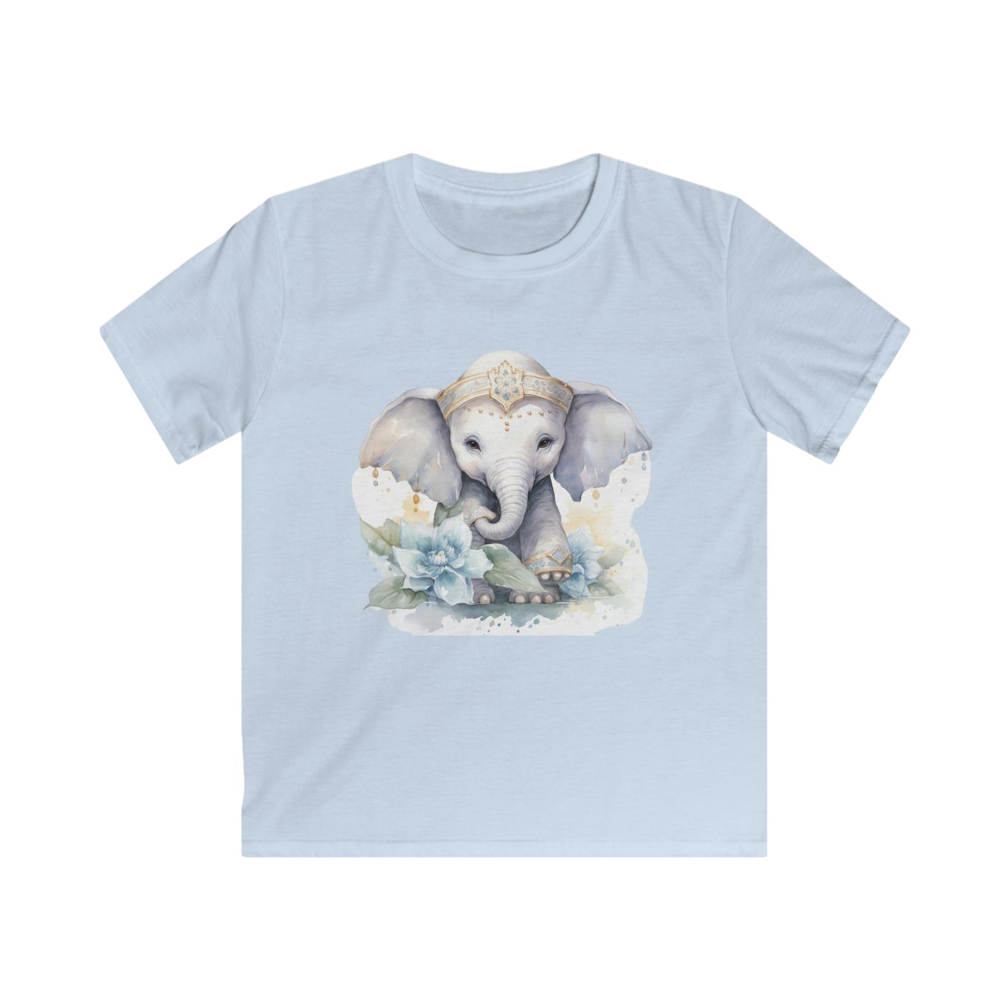 Baby Elephant Kids Softstyle Tee