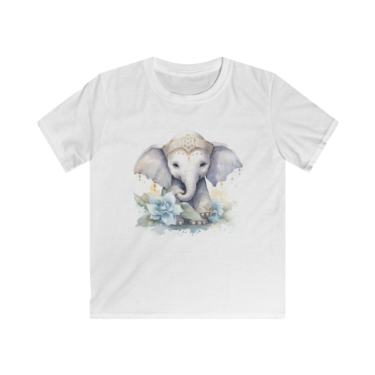 Baby Elephant Kids Softstyle Tee