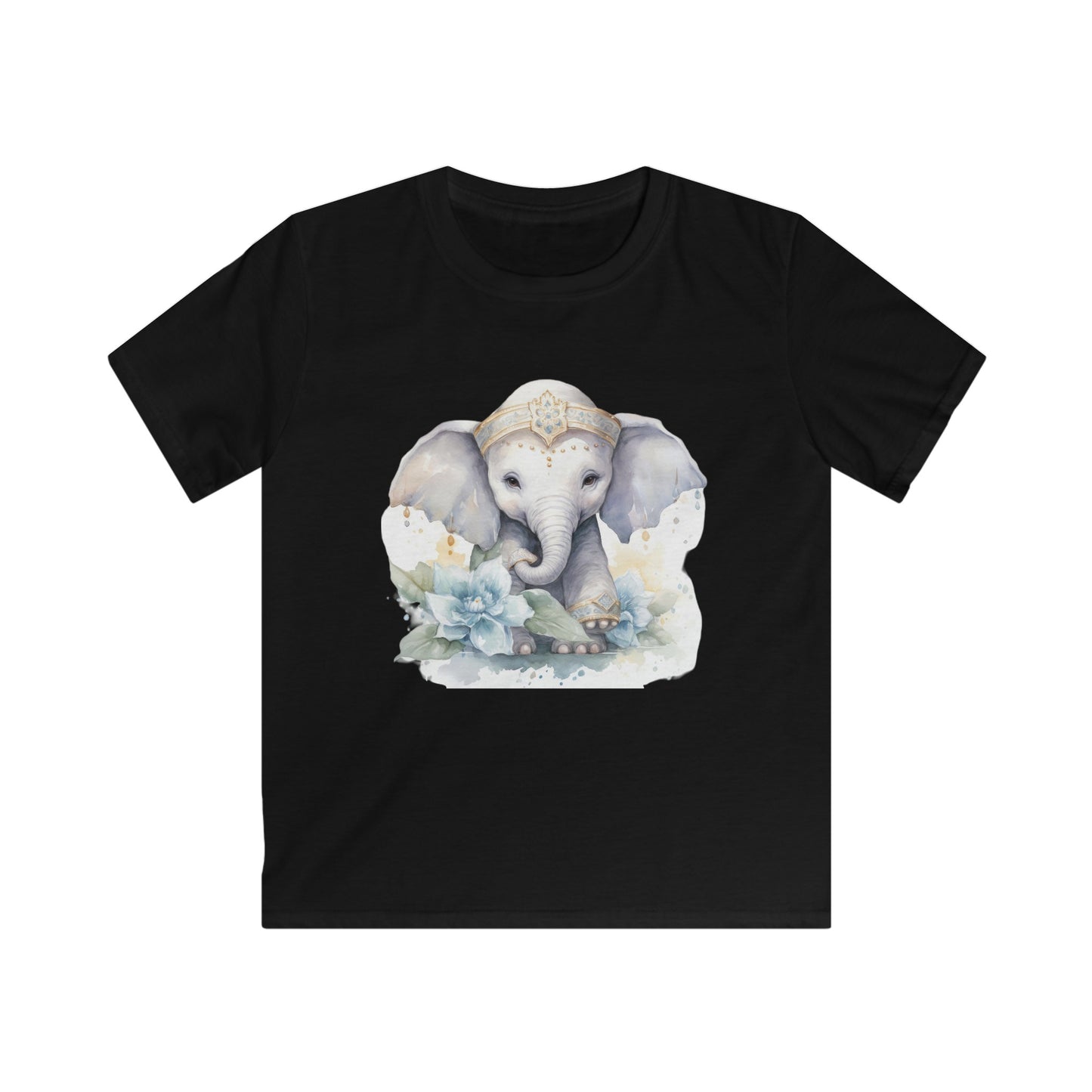 Baby Elephant Kids Softstyle Tee