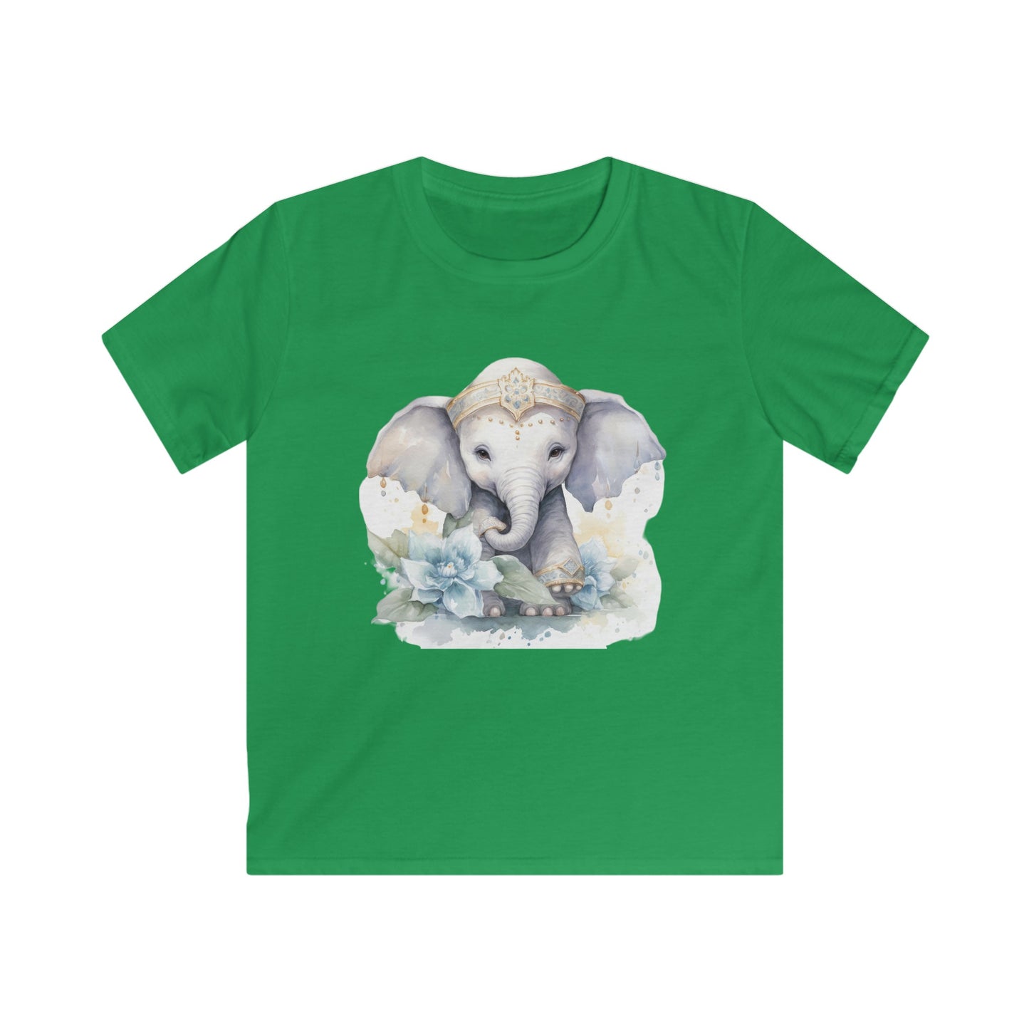 Baby Elephant Kids Softstyle Tee