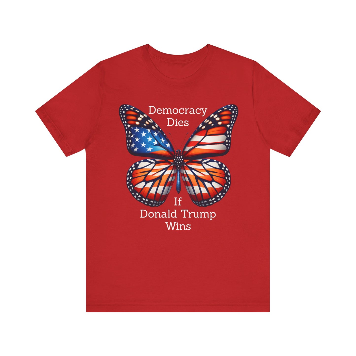 American Butterfly Jersey Short Sleeve Tee