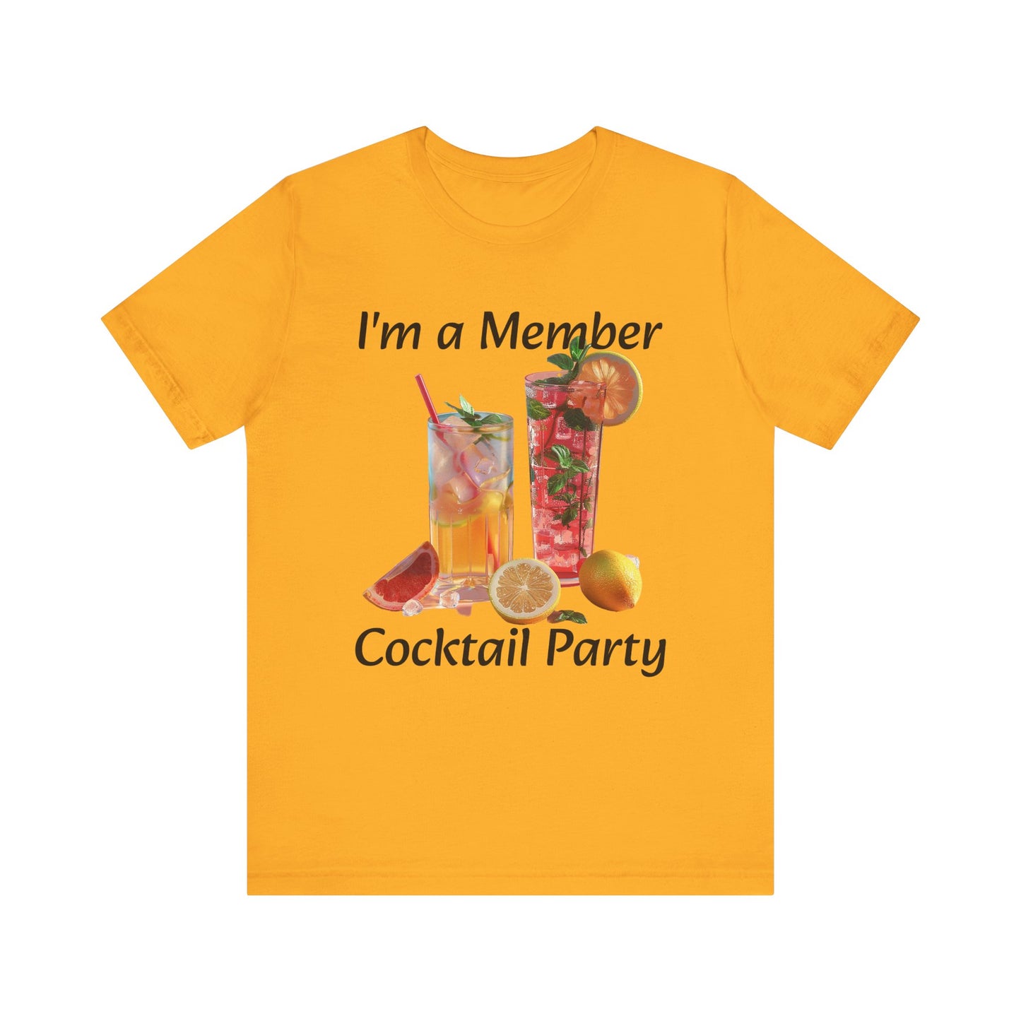 Cocktail Party Jersey Short Sleeve Tee