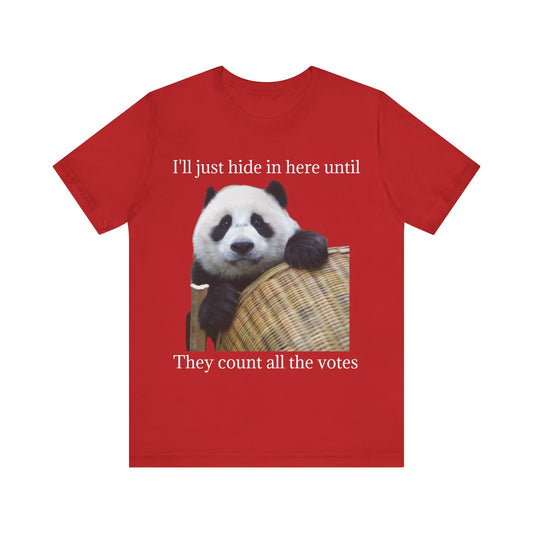 Hiding Panda Jersey Short Sleeve Tee