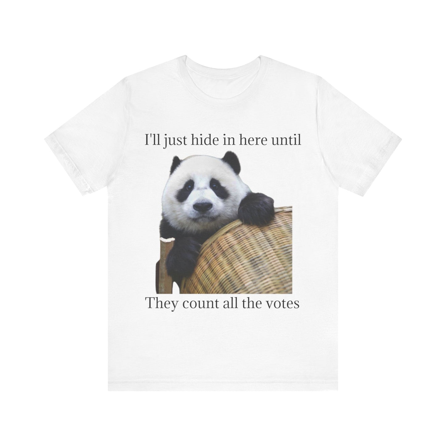 Hiding Panda Jersey Short Sleeve Tee