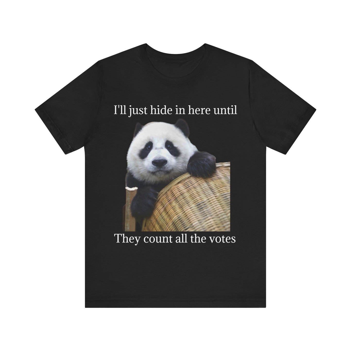 Hiding Panda Jersey Short Sleeve Tee