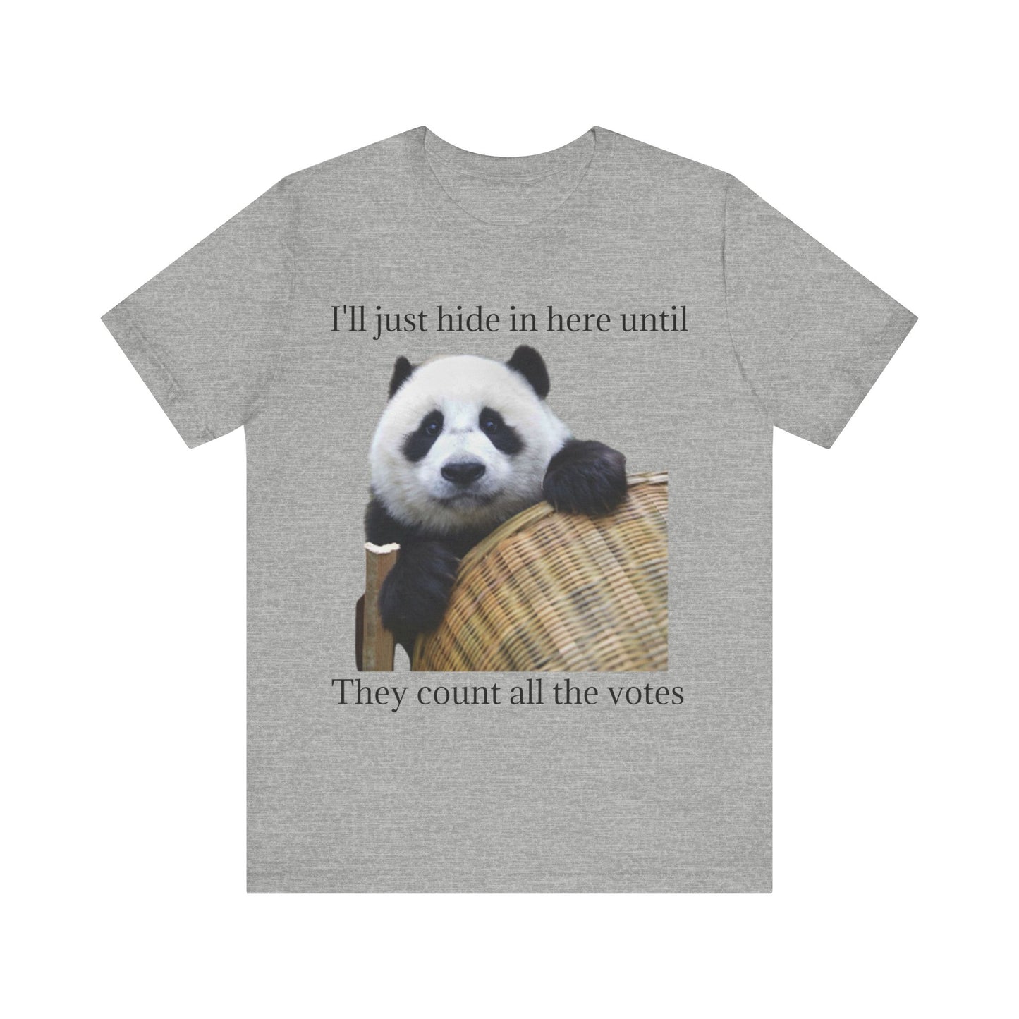 Hiding Panda Jersey Short Sleeve Tee