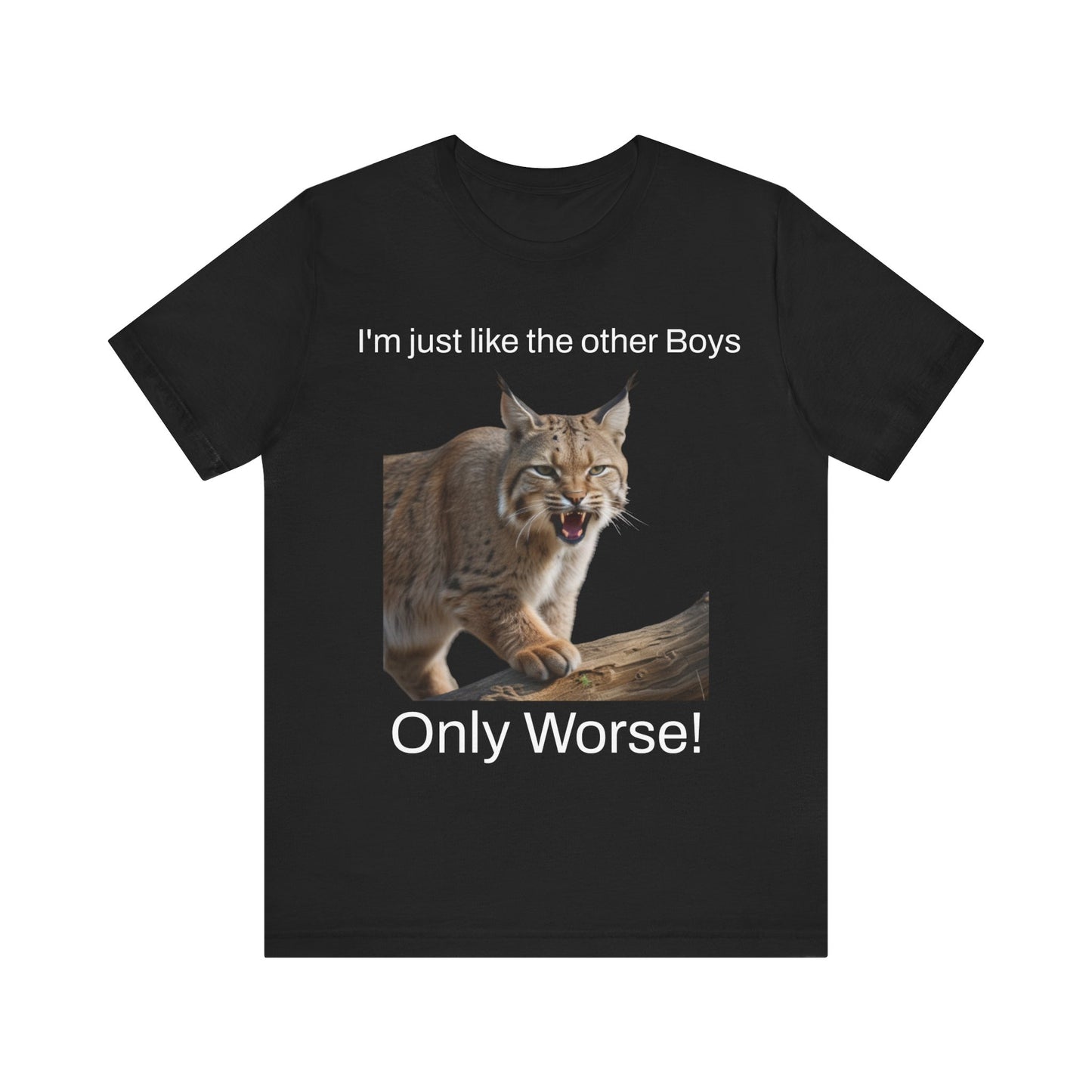 Angry Bobcat Jersey Short Sleeve Tee